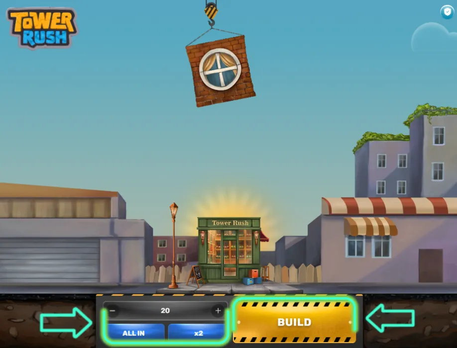 Einsatz wählen und Spiel starten